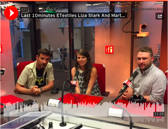 eTextile Interview at Radio France International